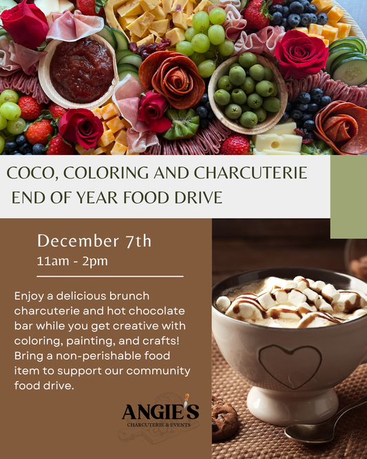 Coco, Coloring and Charcuterie Food Drive